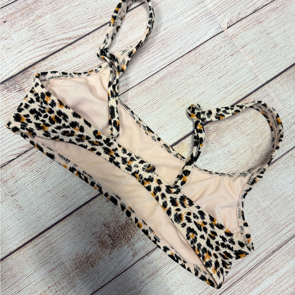 Target Leopard Print Swim Top - Picture 2 of 2
